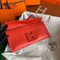 1:1 Hermes jige clutch in pelle swift