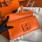 1:1 Hermes jige clutch in pelle swift