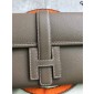 1:1 Hermes jige clutch in pelle epsom