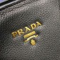 Prada Calfskin togo leather handbag, black 