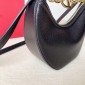 Valentino Small Vlogo Moon Hobo Bag 