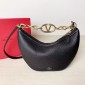 Valentino Small Vlogo Moon Hobo Bag 