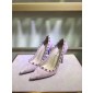 valentino rockstuds leather shoes- pink