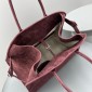 The Row Soft Margaux 15 Bag in Suede