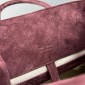 The Row Soft Margaux 15 Bag in Suede